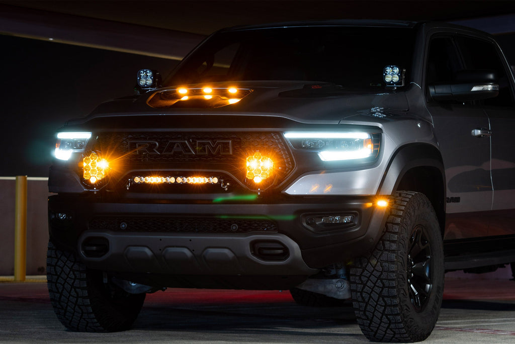 Baja Designs LED Light Kit Ram 1500 TRX 21-On LP9 Bumper Kit Baja Designs - 448044