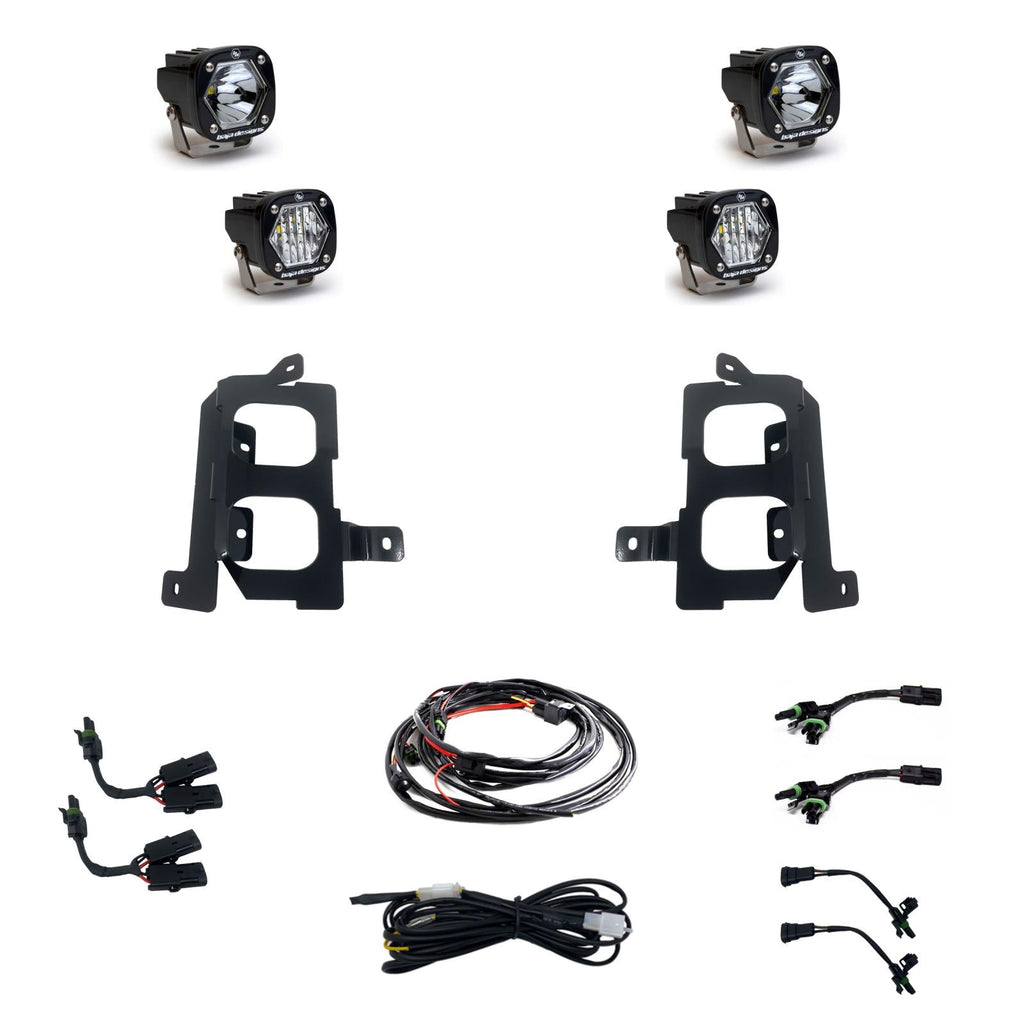 Baja Designs Fog Lights GMC 1500 (19-On) Clear Spot/Clear W/C FPK Baja Design - 448085