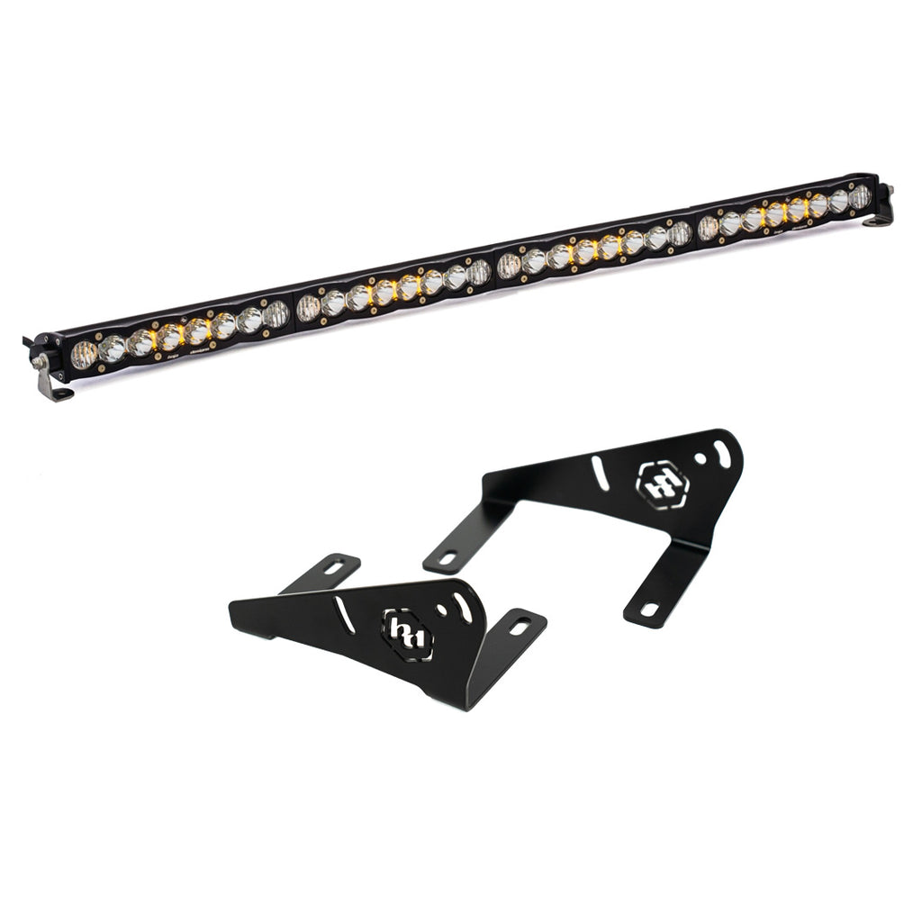Baja Designs LED Light Kit Polaris 2022 RZR Pro R S8 40 inch Light Bar Roof Kit Baja Designs - 448092
