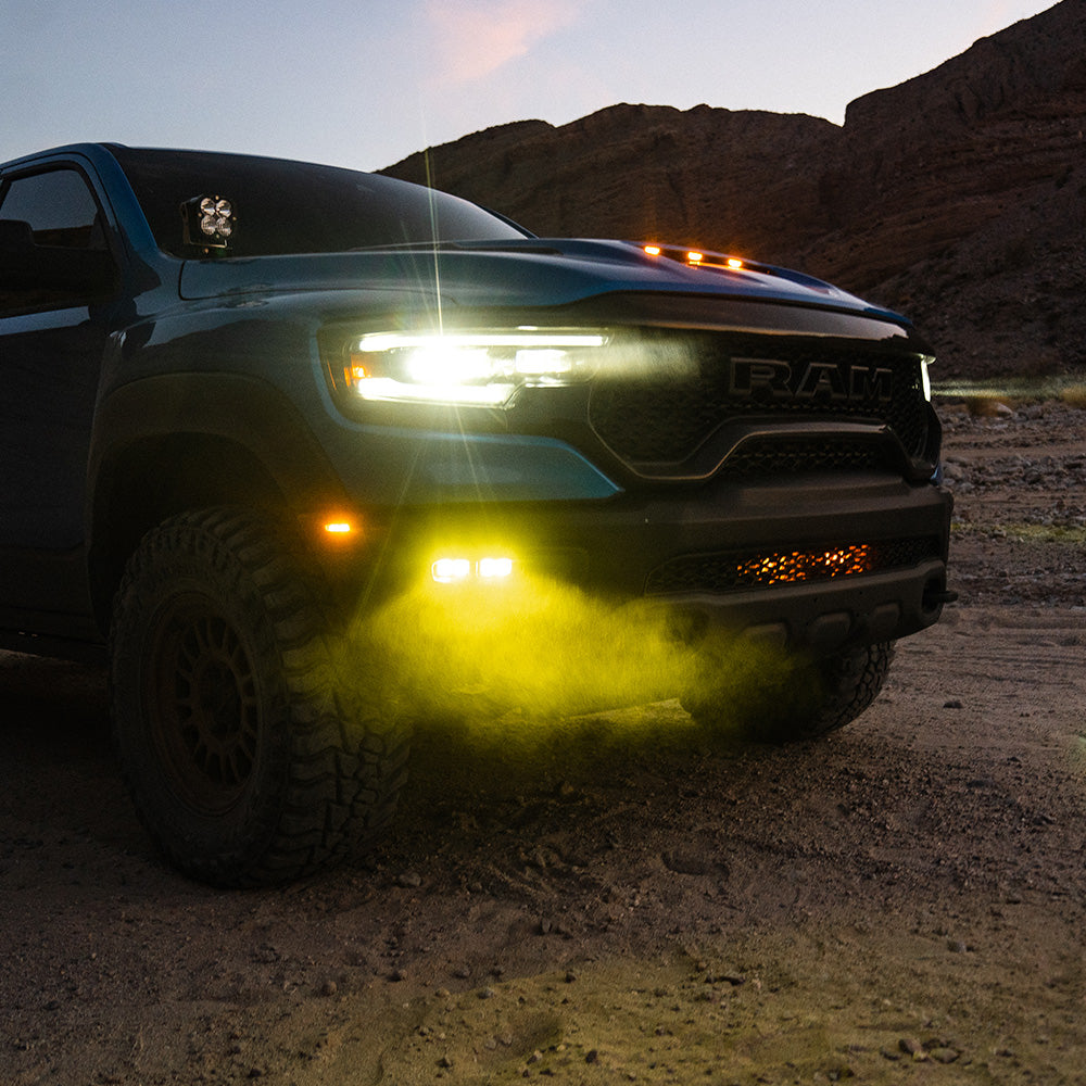Baja Designs Fog Lights Dodge Ram Rebel/TRX (19-Present) Dual S2 SAE Amber FPK Baja Designs - 448169