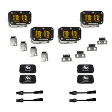 Load image into Gallery viewer, S2 SAE Amber Fog Pocket Kit Fits 21-On Ford Raptor Baja Designs