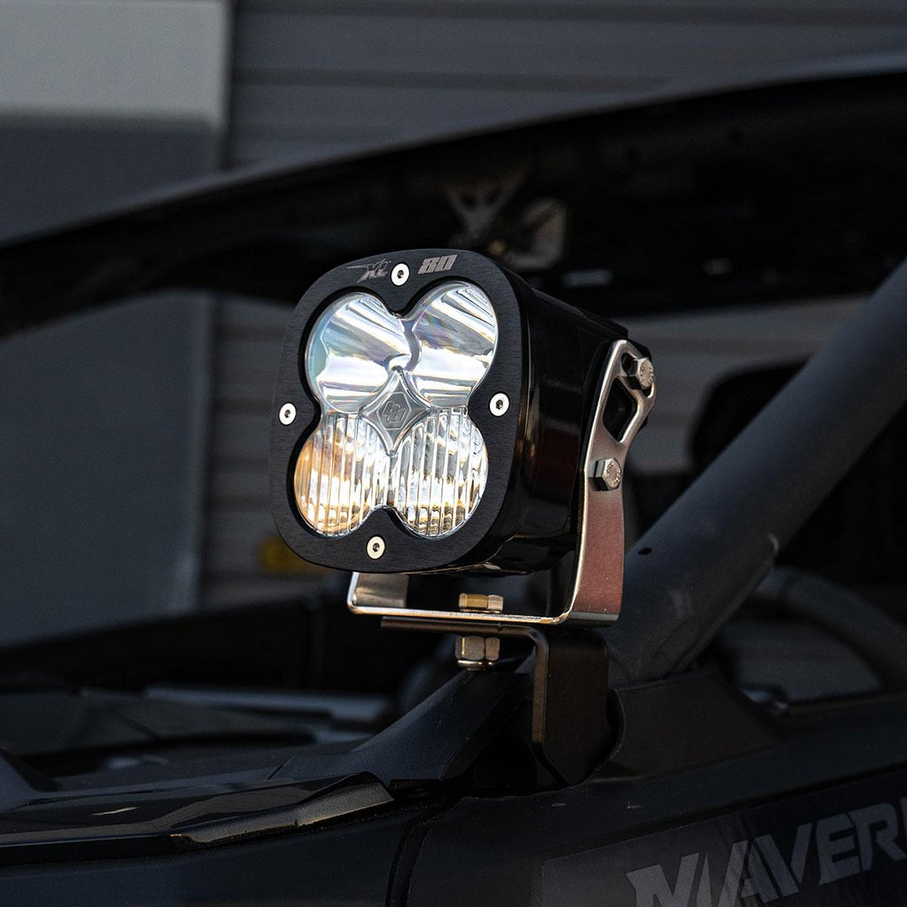 Baja Designs A Pillar Light Mount Can-Am, Maverick R, XL80 A-Pillar Kit Baja Designs - 448189