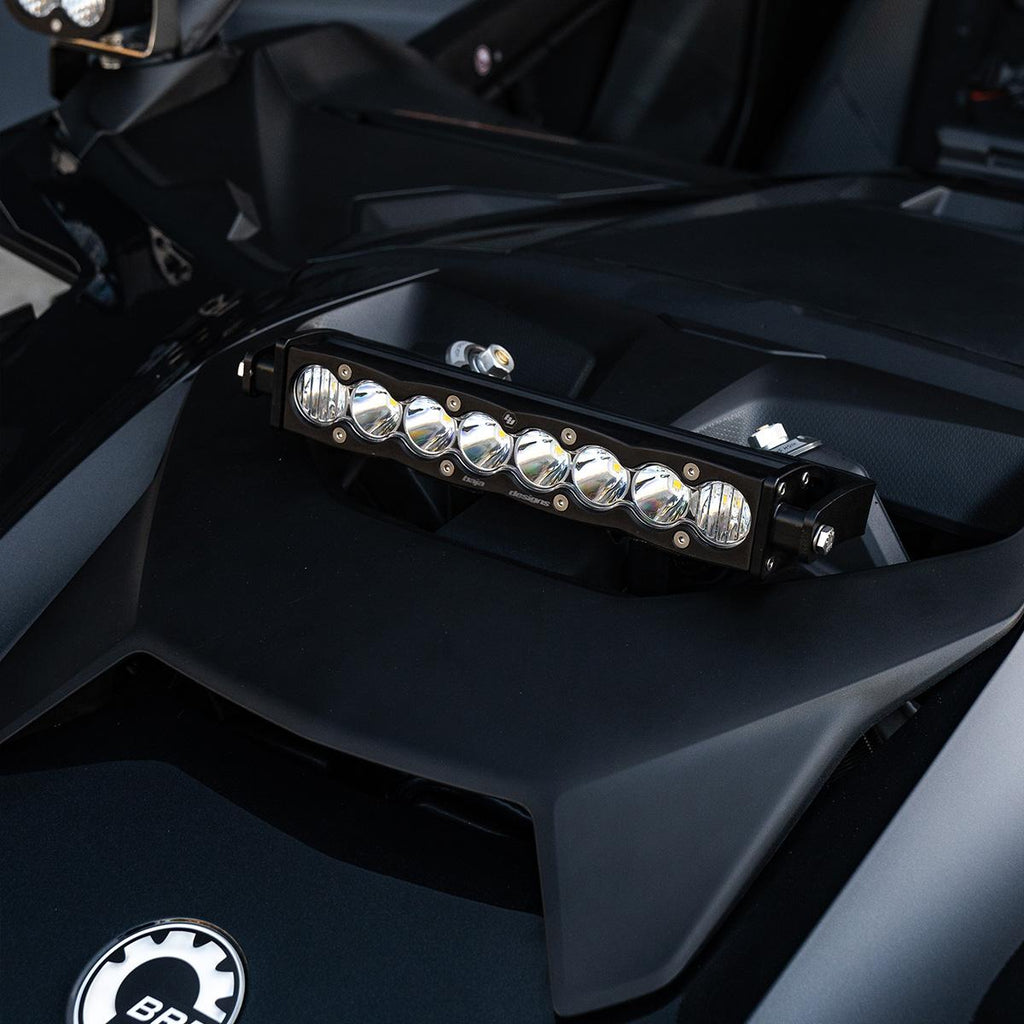 Baja Designs LED Light Kit Can-Am, Maverick R, Clear 10 Inch S8 Shock Tower Kit Baja Designs - 448195