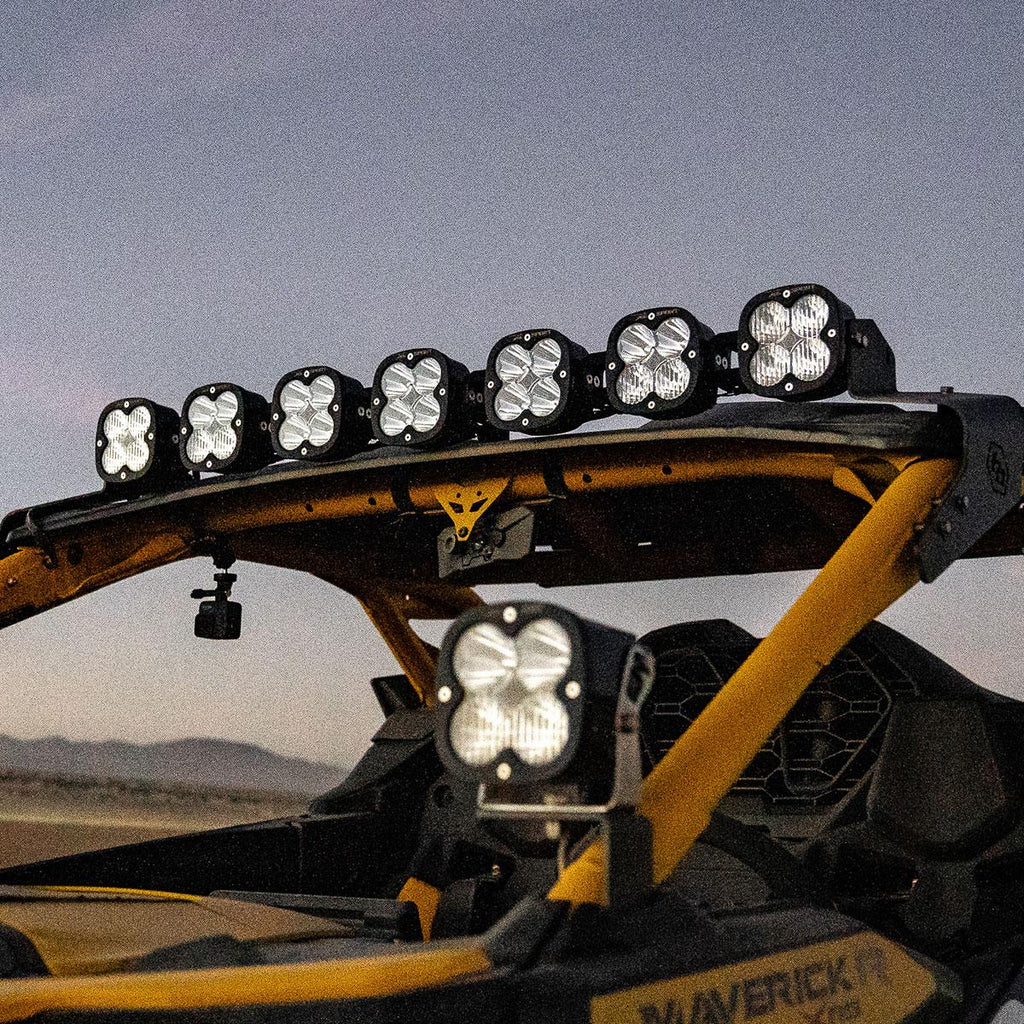 Baja Designs LED Light Kit Can-Am, Maverick R, 7XL Linkable Roof Mount Kit Baja Designs - 448200