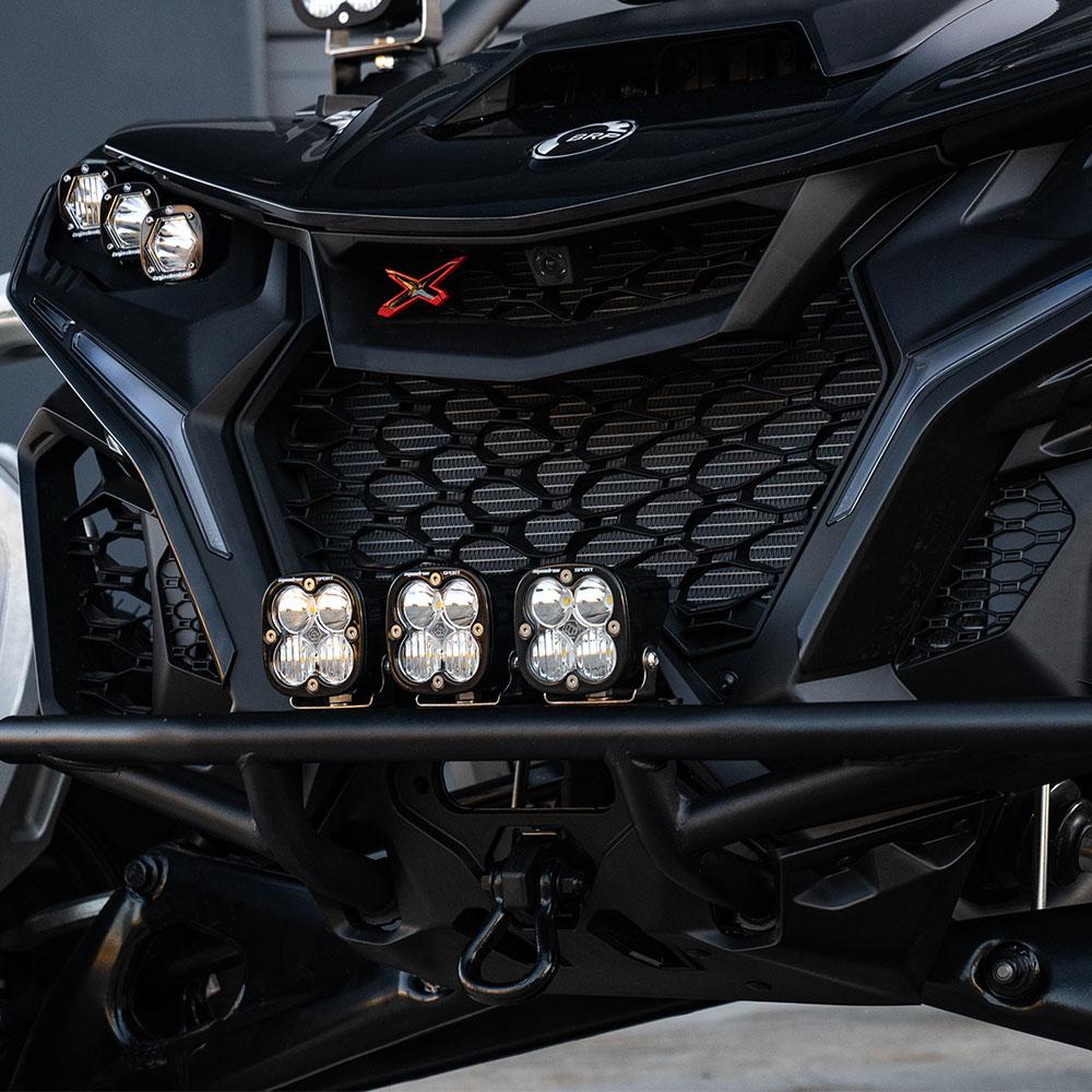 Baja Designs Bumper Lights Can-Am Maverick R Squadron Sport Pre-Runner Bumper Kit Baja Designs - 448203