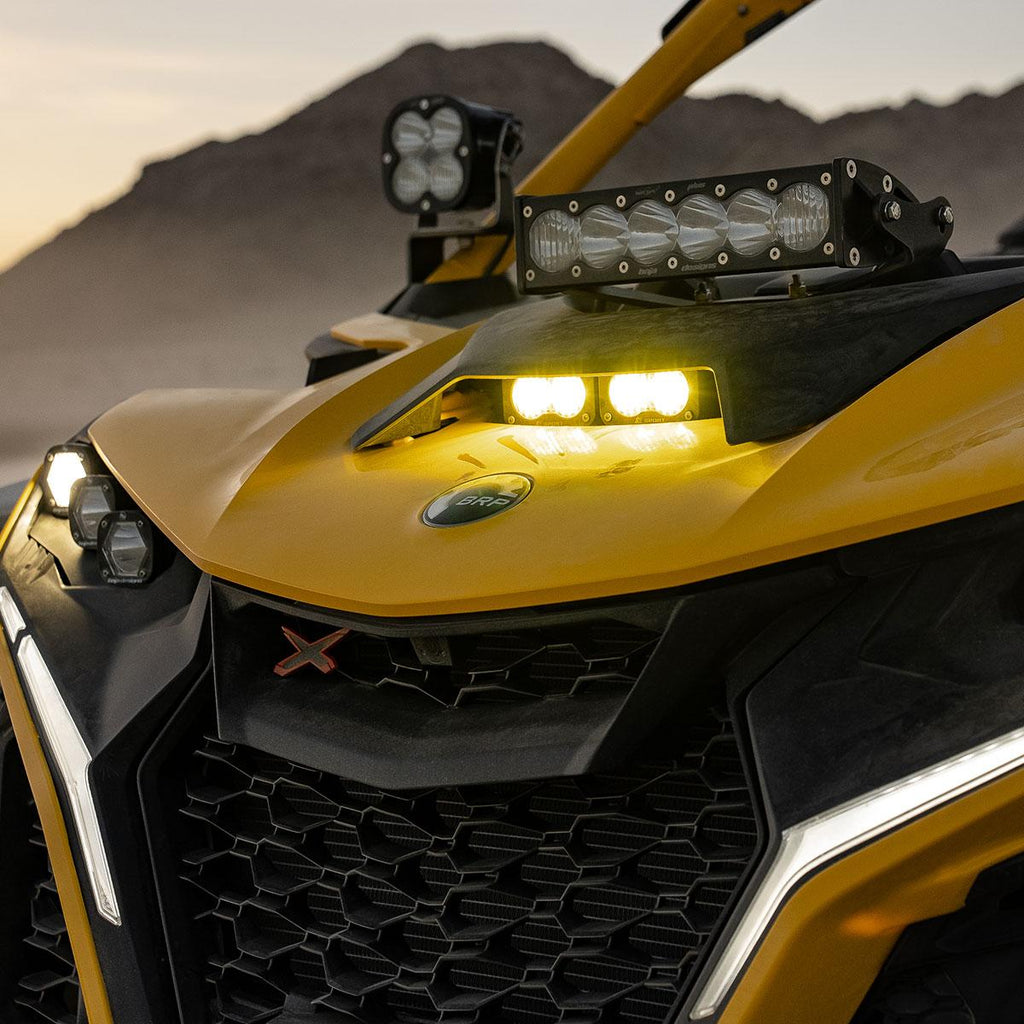 Baja Designs LED Light Kit Can-Am, Maverick R, Dual S2 Pro Hood Kit Baja Designs - 448208