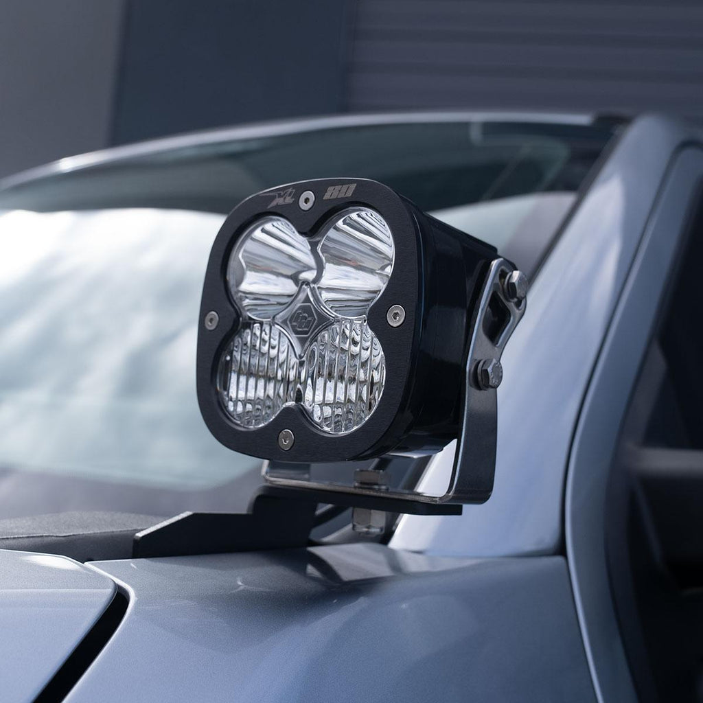 Baja Designs LED Light Kit XL80 A-Pillar Kit 2023-On Ford F-250/350 Super Duty Driving/Combo Clear Toggle Wiring - 448212