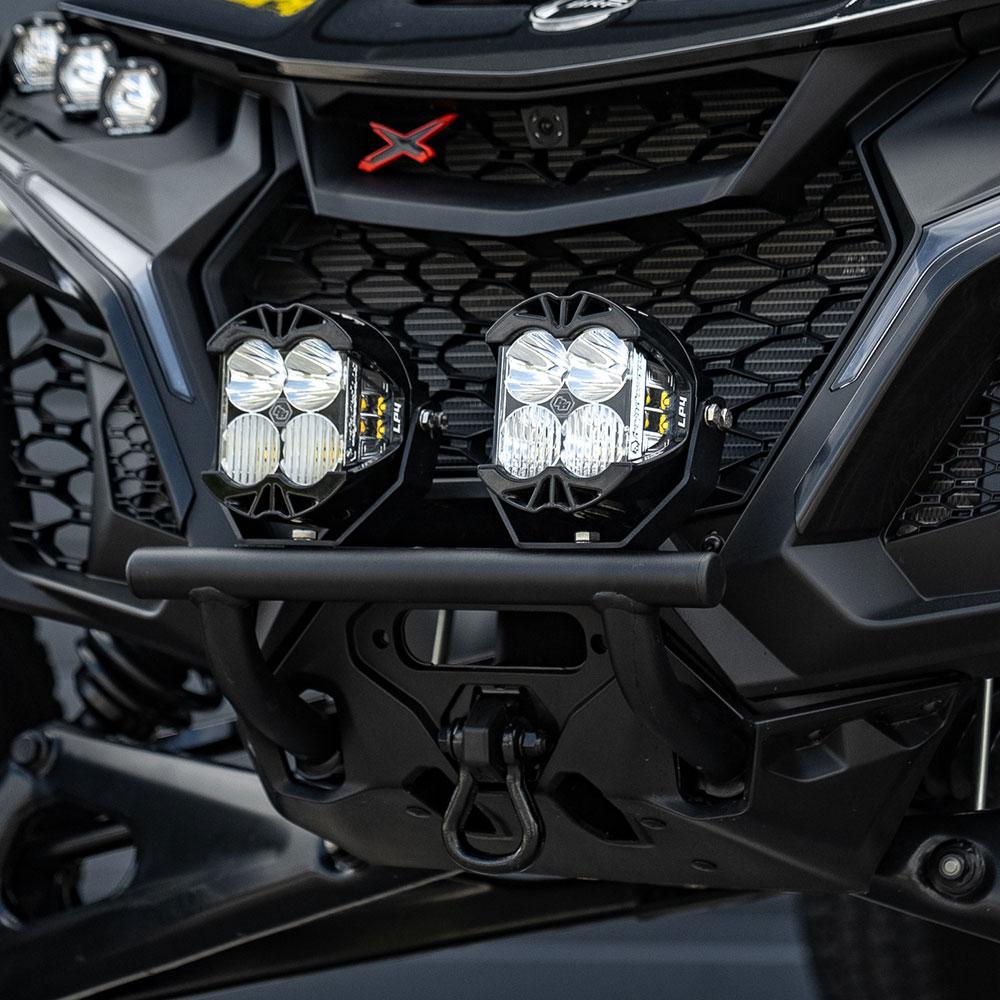 Baja Designs Bumper Lights Can-Am Maverick R LP4 Push Bar Bumper Kit Amber Baja Designs - 448220