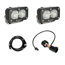Load image into Gallery viewer, Baja Designs LED Light Kit S2 Sport W/C Reverse Kit Plug-N-Play Wide Cornering Clear Plug-n-Play Wiring - 448231