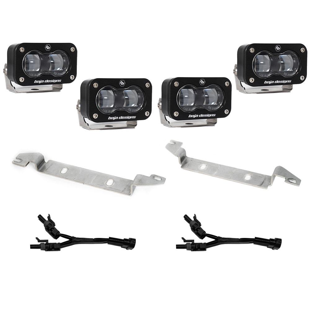 Baja Designs Fog Lights 2024-Present Toyota Tacoma S2 SAE OEM Fog Light Replacement Kit Baja Designs - 448239