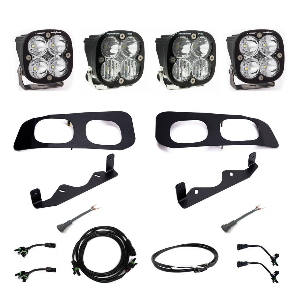 Baja Designs Fog Lights Ford Super Duty 2023-On  Dual Unlimited Fog Pocket Upfitter Kit Baja Designs - 448255UP
