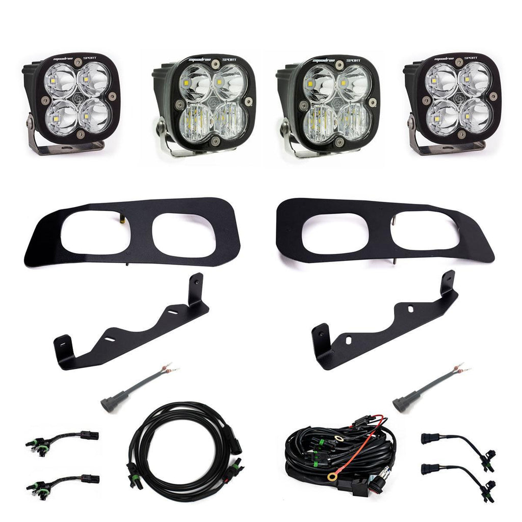 Baja Designs Fog Lights Ford Super Duty 2023-On  Dual Sportsmen Fog Pocket Kit Baja Designs - 448257