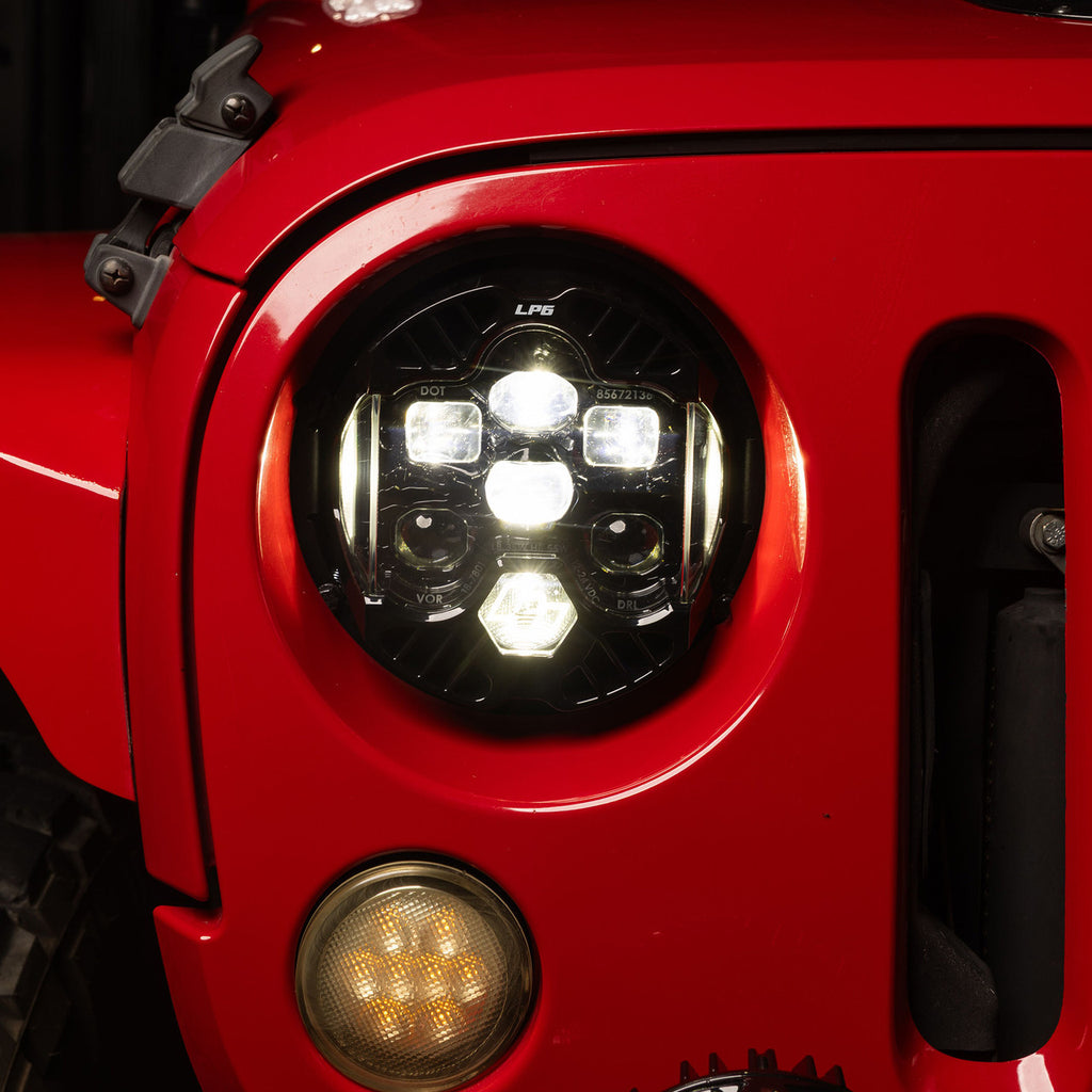 DOT LP6 LED Headlight Kit - Jeep 2007-2018 Wrangler JK