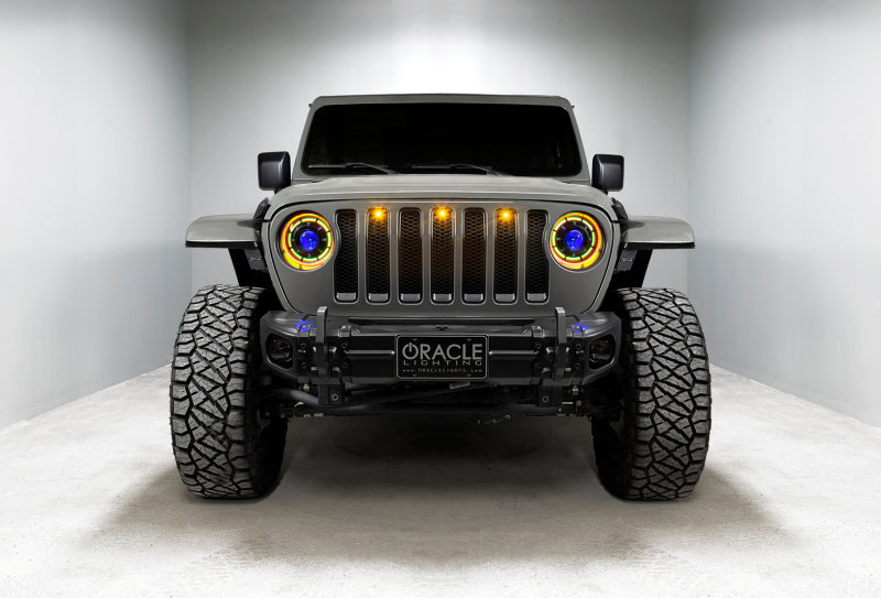 ORACLE Lighting Headlights Oracle Oculus Bi-LED Projector Headlights for Jeep JL/Gladiator JT - w/ Simple Cntrl SEE WARRANTY