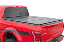 Load image into Gallery viewer, Hard Folding Bed Cover 6.5 Ft Bed 15-21 Ford F-150 2WD/4WD Rough Country