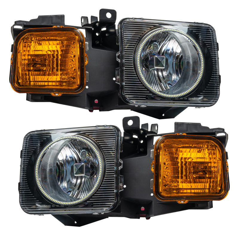 ORACLE Lighting Headlights Oracle 06-10 Hummer H3 SMD HL (Combo) - ColorSHIFT w/ RF Controller SEE WARRANTY