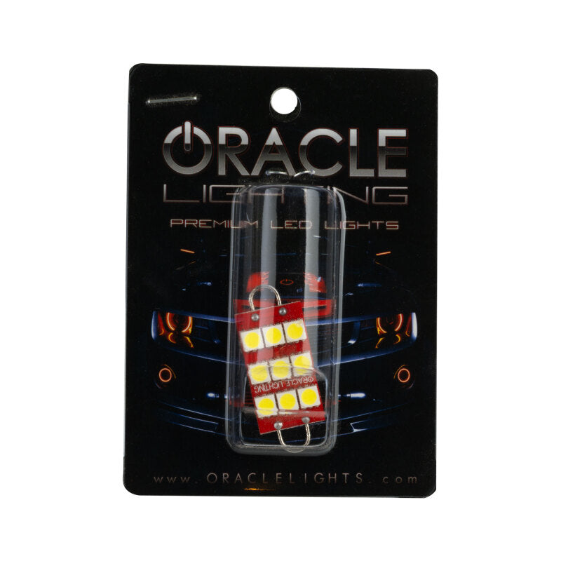 ORACLE Lighting Bulbs Oracle 44MM 6 LED 3 Chip - Loop Festoon Bulbs (Pair) - White SEE WARRANTY