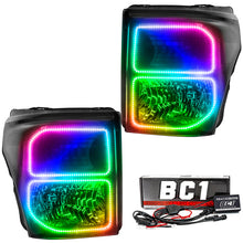 Load image into Gallery viewer, ORACLE Lighting Headlights Oracle 11-16 Ford F250/350 LED HL - Black - ColorSHIFT w/ BC1 Controller