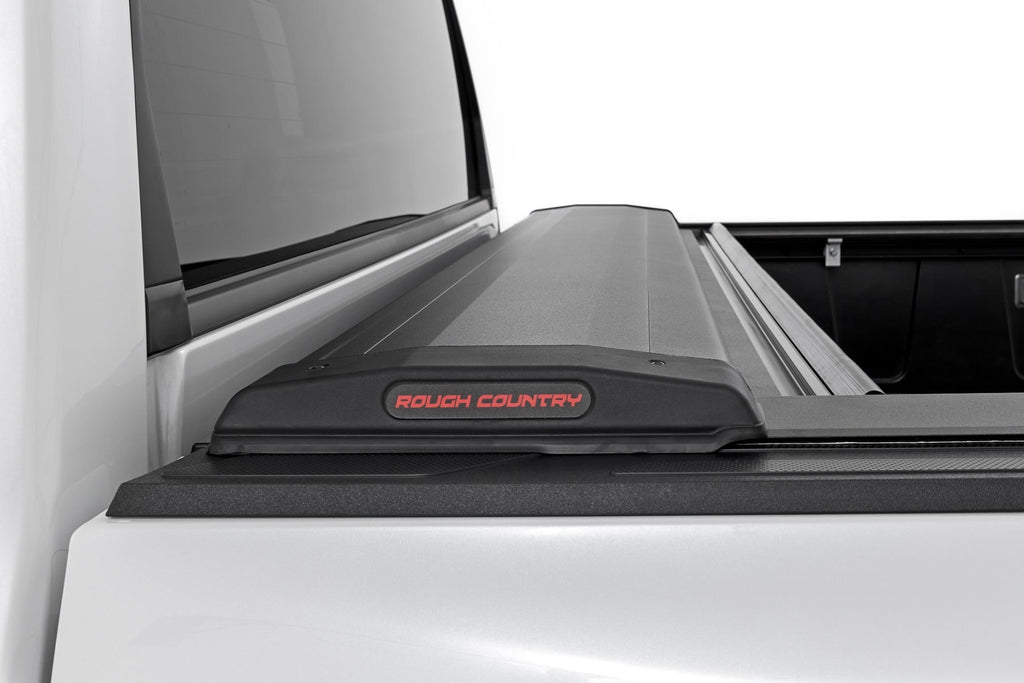 Rough Country Tonneau Covers Retractable Bed Cover 5 Foot 7 Inch Bed Toyota Tundra (2022-2023) Rough Country - 46514551A