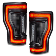 Load image into Gallery viewer, ORACLE Lighting Tail Lights Oracle Lighting 17-22 Ford F-250/350 (Black Series) Flush Mount LED Tail Lights SEE WARRANTY