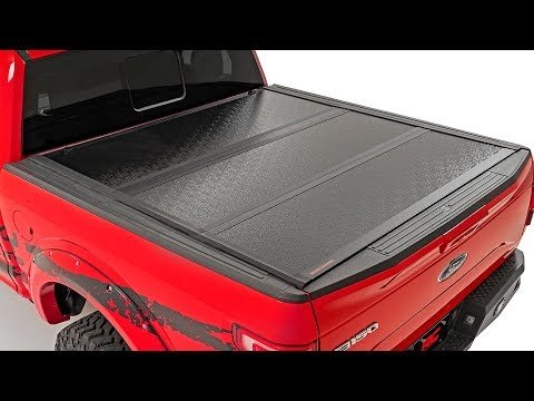 Rough Country Tonneau Covers Low Profile Hard Tri-Fold Tonneau Cover 19-20 1500 5.8 Foot Bed Rough Country - 47120580