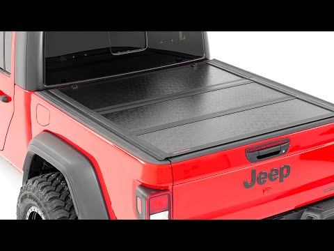 Rough Country Tonneau Covers Low Profile Hard Tri-Fold Tonneau Cover 19-20 1500 5.8 Foot Bed Rough Country - 47120580