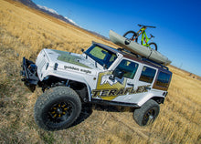 Load image into Gallery viewer, 07-18 Wrangler JK 4 Door Nebo Roof Rack Cargo Slat Kit Black 6-Piece TeraFlex