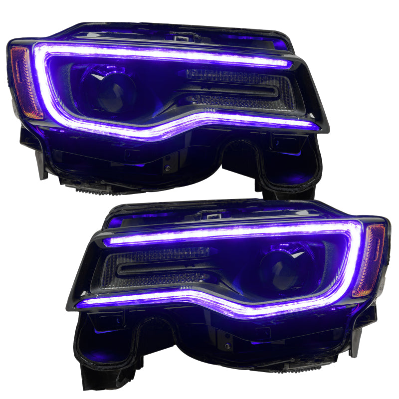 ORACLE Lighting Headlights Oracle 1421 Jeep Grand Cherokee Dynamic Headlight DRL Upgrade Kit  ColorSHIFT Dynamic SEE WARRANTY