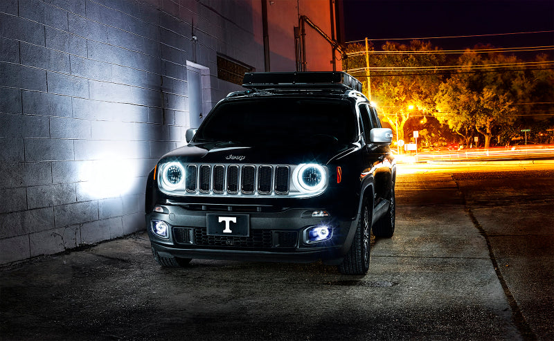 ORACLE Lighting Headlights Oracle Jeep Renegade 15-20 Halo Kit - ColorSHIFT w/ 2.0 Controller SEE WARRANTY