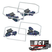 Load image into Gallery viewer, ORACLE Lighting Headlights Oracle Chevy Silverado 14-15 Halo Kit Non-Projector Style - ColorSHIFT w/ BC1 Cntrl SEE WARRANTY