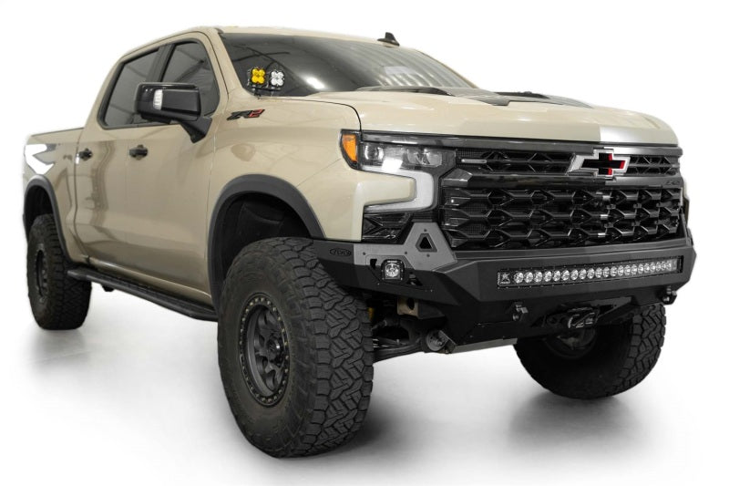 Addictive Desert Designs Bumpers - Steel Addictive Desert Designs 2022+ Chevy Silverado 1500 ZR2 Stealth Fighter Front Bumper