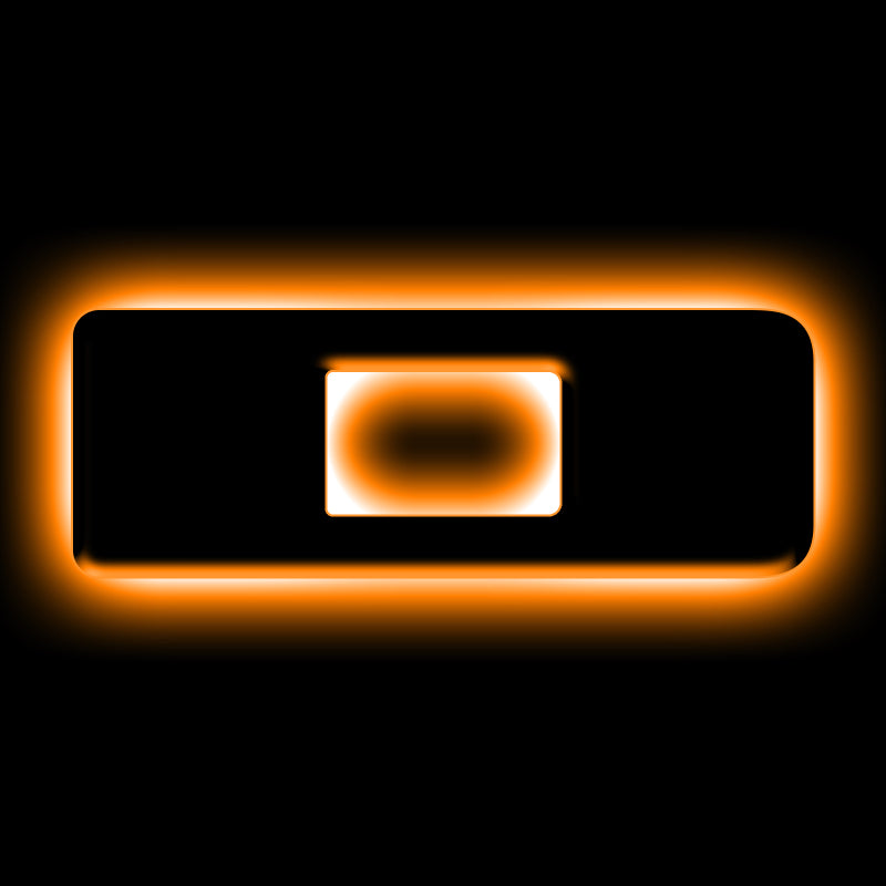 ORACLE Lighting Light Accessories and Wiring ORACLE Lighting Universal Illuminated LED Letter Badges - Matte Blk Surface Finish - D SEE WARRANTY