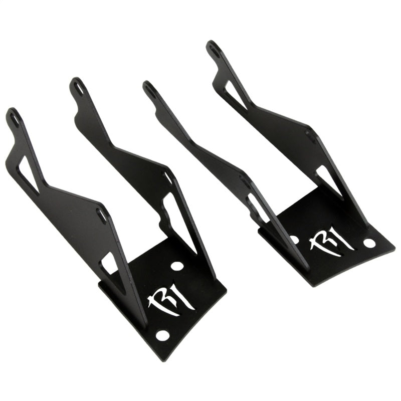 Rigid Industries Light Mounts Rigid Industries Jeep JK - Double A-Pillar Mount - Mounts 2 sets of Dually/D2