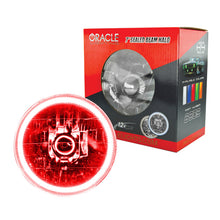 Load image into Gallery viewer, ORACLE Lighting Headlights Oracle Pre-Installed Lights 7 IN. Sealed Beam - Red Halo SEE WARRANTY