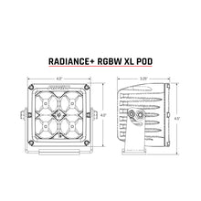 Load image into Gallery viewer, Rigid Industries Light Bars &amp; Cubes Rigid Industries Radiance+ Pod XL RGBW - Pair