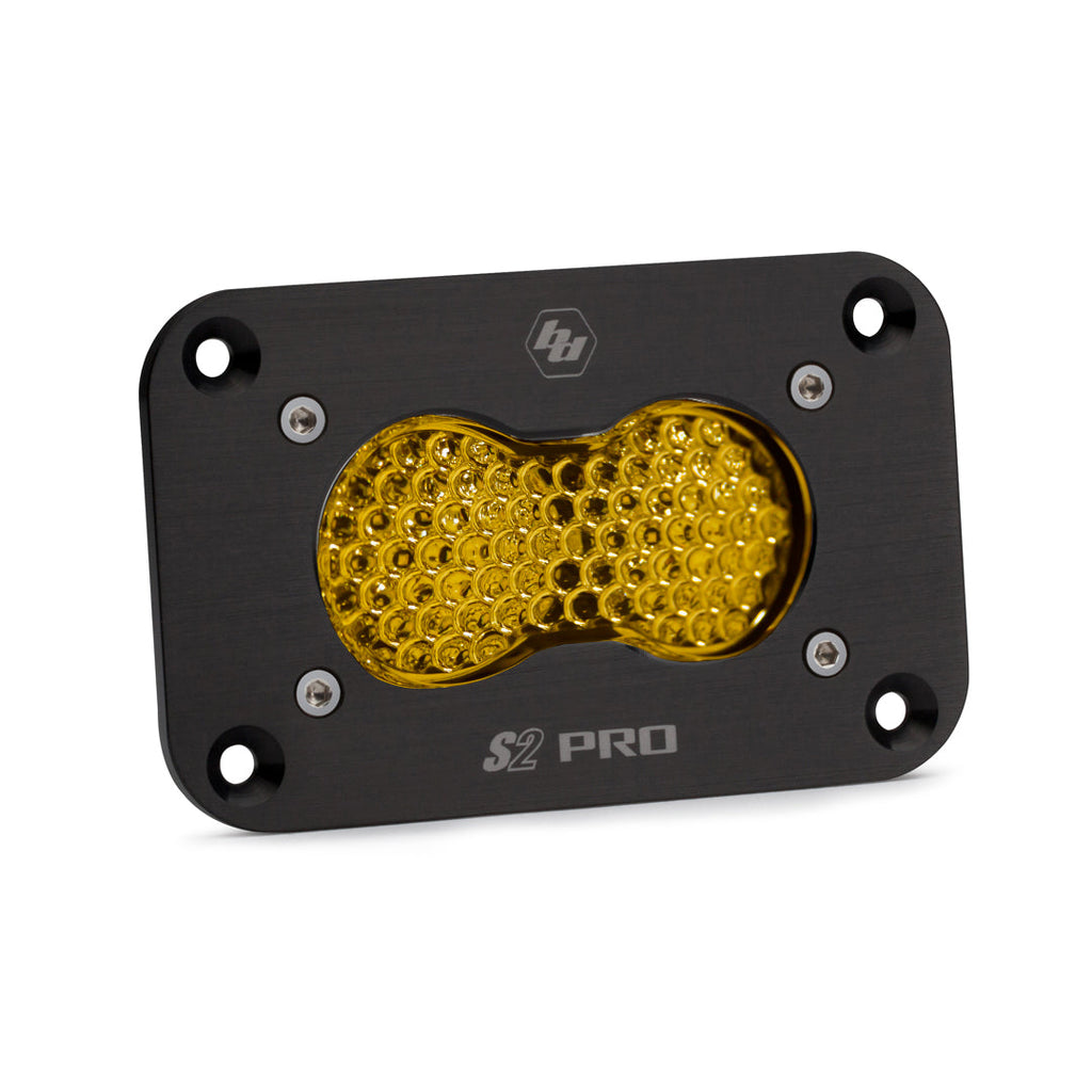 Baja Designs Work Lights LED Work Light Flush Mount Amber Lens Work/Scene Pattern S2 Pro Baja Designs - 481016