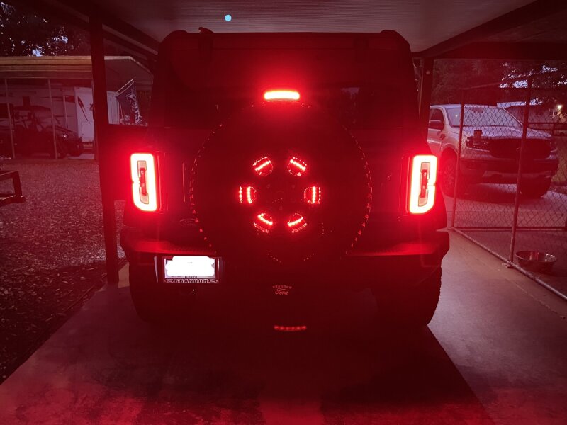 ORACLE Lighting Light Strip LED Oracle LED Illuminated Wheel Ring 3rd Brake Light - Red SEE WARRANTY