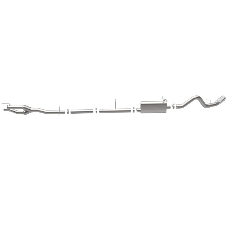 Magnaflow Catback MagnaFlow Sys C/B 11-15 Ford Super Duty F250 6.2L EC CC, SS 3.5in Single Rear Pass Side Ext 5in Tip