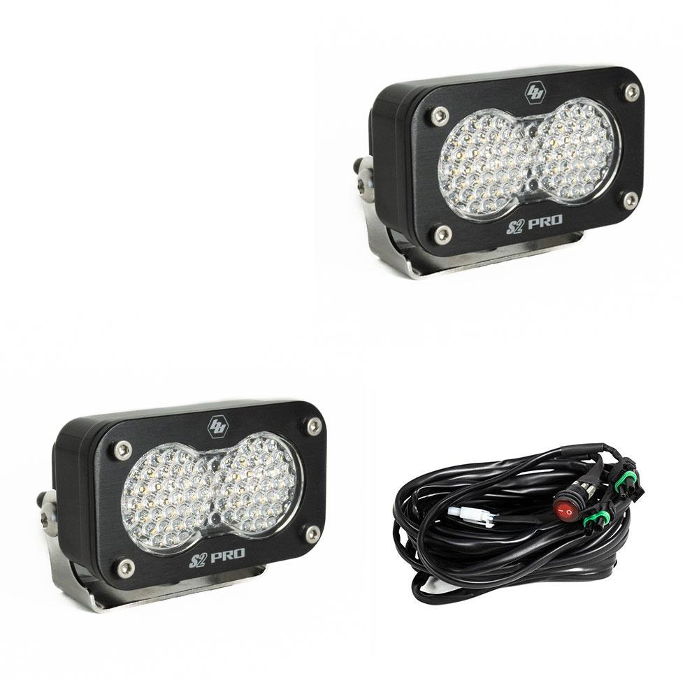 Baja Designs LED Light Pods LED Light Pods Work/Scene Pattern Pair S2 Pro Series Baja Designs - 487806