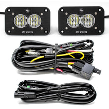 Load image into Gallery viewer, Baja Designs LED Light Pods Flush Mount LED Light Pod Kit Wide Cornering Pair S2 Pro Baja Designs - 487807