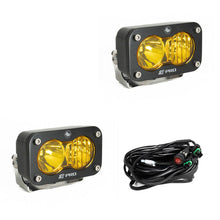 Load image into Gallery viewer, S2 Pro Pair Driving/Combo LED Baja Amber Baja Designs