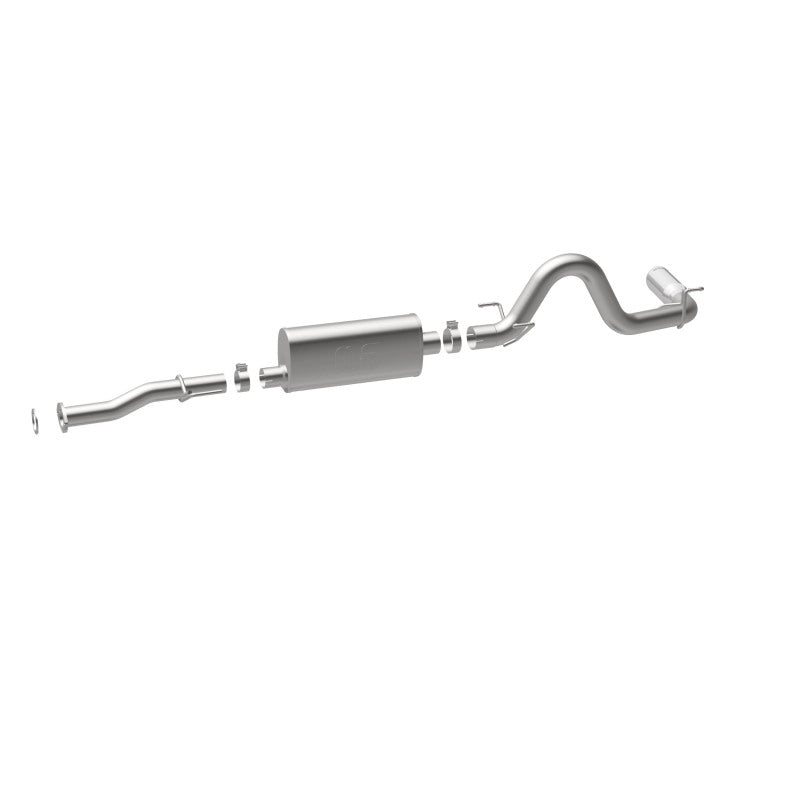 Magnaflow Catback MagnaFlow Cat-Back 2016 Toyota Tacoma 3.5L V6 SS 3in Single Pass Side Exit Rear 4in Tip