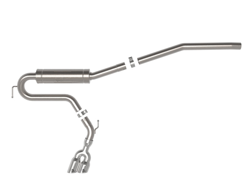 aFe Catback aFe 22-23 Ford Maverick EcoBoost L4 2.0L(t) Rebel Series 2-1/2in 304 SS Cat-Back w/ Polished Tip