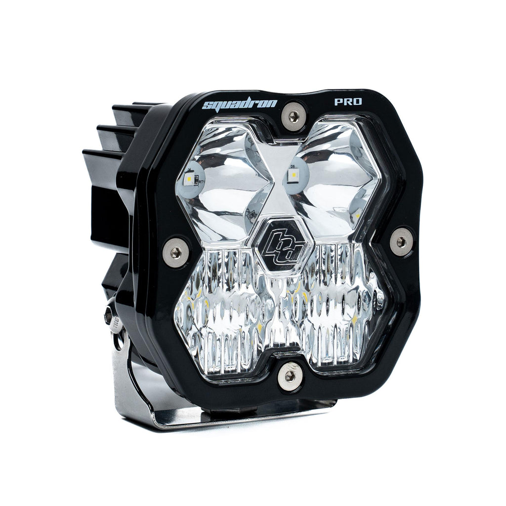 Squadron 2.0 Pro Black LED Auxiliary Light Pod Universal Clear Driving/Combo Baja Designs