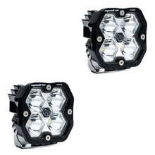 Load image into Gallery viewer, Squadron 2.0 Pro Black LED Auxiliary Light Pod Pair (No Harness) Universal Clear Spot Baja Designs