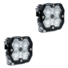 Load image into Gallery viewer, Squadron 2.0 Pro Black LED Auxiliary Light Pod Pair (No Harness) Universal Clear Wide Cornering Baja Designs