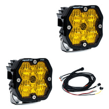 Load image into Gallery viewer, Squadron 2.0 Pro Black LED Auxiliary Light Pod Pair Universal Baja Amber Wide Cornering Baja Designs