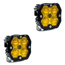 Load image into Gallery viewer, Squadron 2.0 Pro Black LED Auxiliary Light Pod Pair (No Harness) Universal Baja Amber Wide Cornering Baja Designs