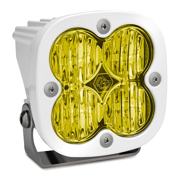 Baja Designs LED Light Pods LED Light Pod White Amber Lens Wide Cornering Pattern Squadron Pro Baja Designs - 490015WT