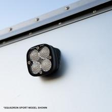 Baja Designs LED Light Pods Flush Mount LED Light Pod Angled Black Clear Lens Work/Scene Pattern Squadron Pro Baja Designs - 492006